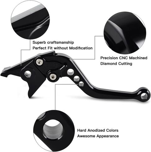 عتلات فرامل الدراجة النارية طويلة قابلة للتعديل متوافقة مع Honda CB500F CB500X CBR500R 22-25 | CMX 300 500 المتمردين 17-23 | غضب 09-18 | VT750 10-19 | NC750S NC750X 14-15 (ب) in Kuwait