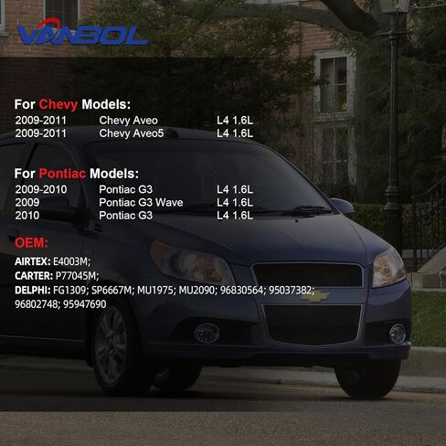 مجموعة وحدة مضخة الوقود الكهربائية متوافقة مع 2009-2011 Chevy Aveo Aveo5 Pontiac G3 Wave L4 1.6L Gas استبدال E4003M P77045M VANBOL0125 مع مستشعر ضغط وحدة الإرسال in Saudi Arabia