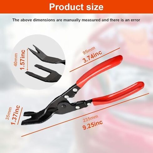2025 New Panel Clip Removal Pliers, Auto Door Car Upholstery Trim Removal Tool Automotive Remover, Plastic Rivet Snap Pliers for Ring Remover Retaining in Saudi Arabia