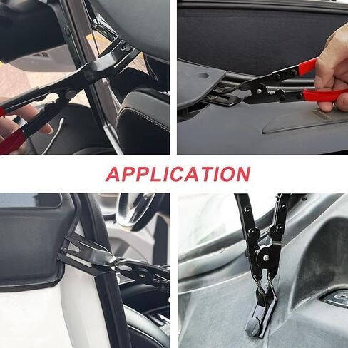 2025 New Panel Clip Removal Pliers, Auto Door Car Upholstery Trim Removal Tool Automotive Remover, Plastic Rivet Snap Pliers for Ring Remover Retaining in Saudi Arabia
