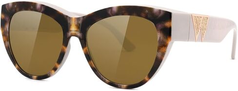 Meeloog Over Glasses Sunglasses for Women Polarized Trendy Cateye Shades Go Over Glass Women UV400 Protection MST0069 in Kuwait