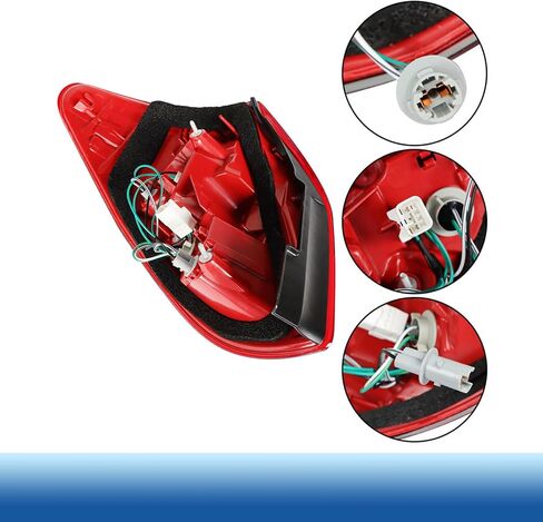 Silscvtt Rear Brake Tail Light Assembly Replacement for Toyota RAV4 2006-2008 Passenger Side Brake Tail Lamp 8155142100 TO2819127 in Saudi Arabia