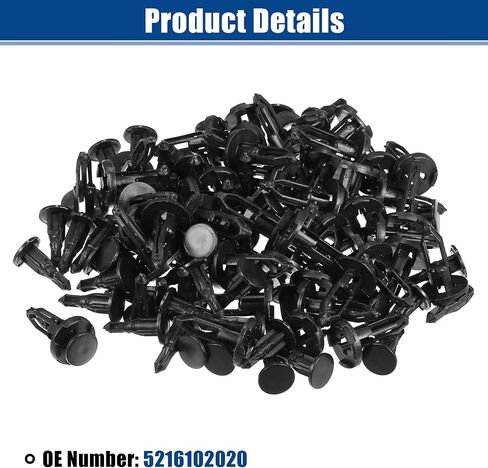 ACROPIX Car Front Bumper Retainers Clips Push Type Rivets for Toyota Corolla 2019-2022 No.5216102020 - Pack of 40 in Saudi Arabia