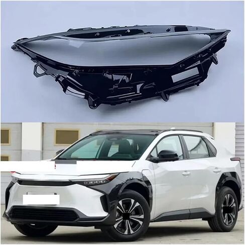 Compatible For Toyota BZ4 2022 Front Headlight Cover Transparent Lampshade Lamp Case Headlamp Shell Lens(1PCS left side) in Saudi Arabia