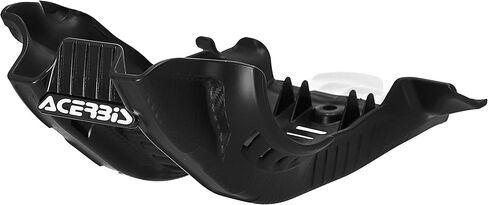 Acerbis Skid Plate (BLACK/WHITE) For 19-22 KTM 350XCF in Saudi Arabia