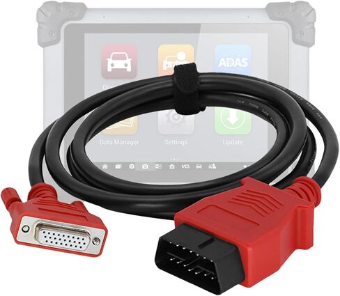 كابل اختبار رئيسي obd2 لأدوات المسح التشخيصي Au-tel، متوافق مع MaxiSys MS908PRO، MS905، J2534، MPM وماسح ضوئي آخر، كابل اختبار DB26 إلى 16 Pin Obd2 (1.5 متر/59 بوصة) in Kuwait