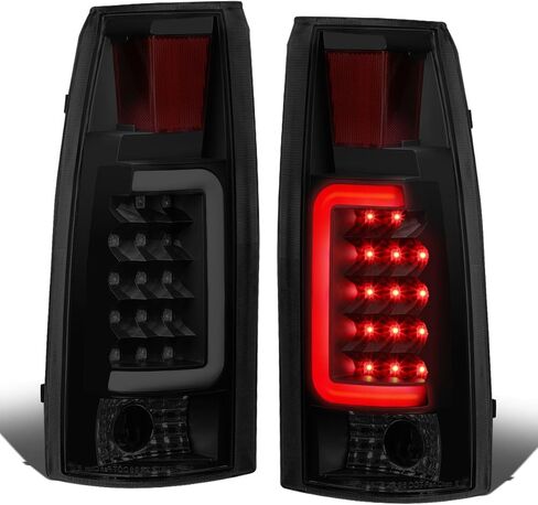 DNA MOTORING TL-C10-LED-3D-BK-SM LED 3D Tail Light Assembly Driver & Passenger Side [Compatible with 99-00 Escalade / 92-94 Blazer / 88-99 C1500-3500] in Kuwait