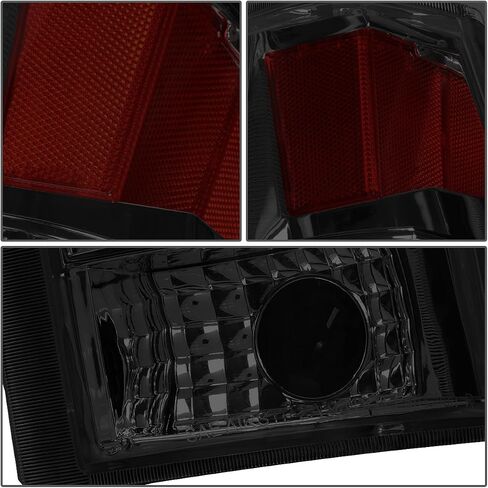 DNA MOTORING TL-C10-LED-3D-BK-SM LED 3D Tail Light Assembly Driver & Passenger Side [Compatible with 99-00 Escalade / 92-94 Blazer / 88-99 C1500-3500] in Saudi Arabia