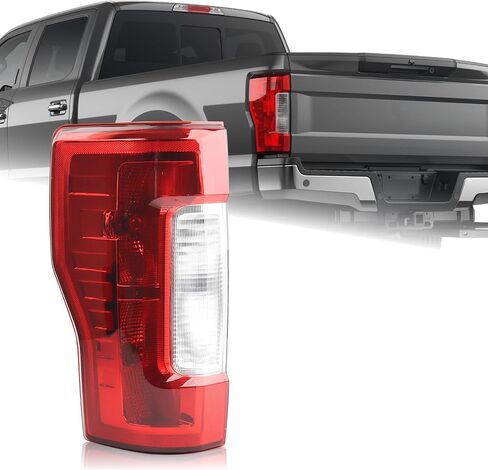 Duolctarms LED Type Tail Light Rear Lamp w/Blind Spot (Module NOT Included) Assembly Compatible for 2017-2019 Ford F250 F350 Lariat/Platinum Super Duty Left Driver Side KC3Z-13405-B in Kuwait