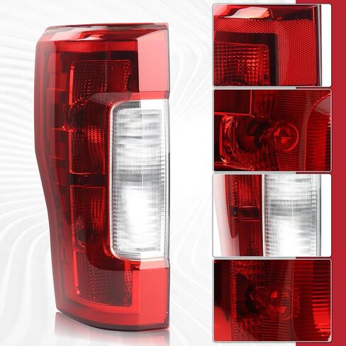 Duolctarms LED Type Tail Light Rear Lamp w/Blind Spot (Module NOT Included) Assembly Compatible for 2017-2019 Ford F250 F350 Lariat/Platinum Super Duty Left Driver Side KC3Z-13405-B in Kuwait