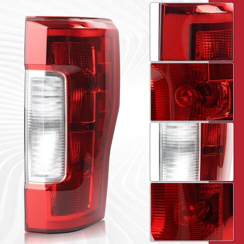 Duolctarms LED Type Tail Light Rear Lamp w/Blind Spot (Module NOT Included) Assembly Compatible for 2017-2019 Ford F250 F350 Lariat/Platinum Super Duty Left Driver Side KC3Z-13405-B in Kuwait