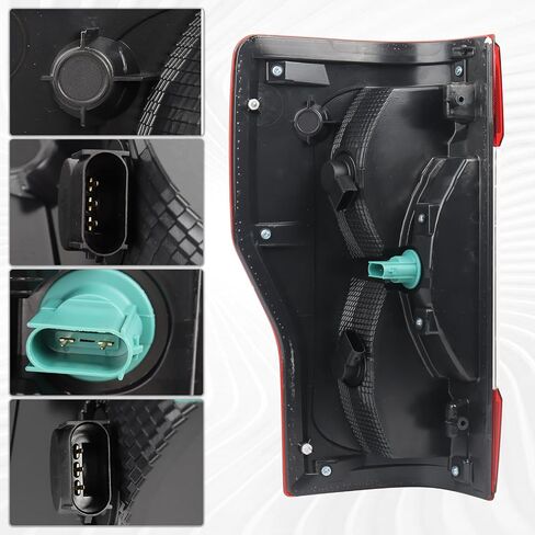 Duolctarms LED Type Tail Light Rear Lamp w/Blind Spot (Module NOT Included) Assembly Compatible for 2017-2019 Ford F250 F350 Lariat/Platinum Super Duty Left Driver Side KC3Z-13405-B in Kuwait