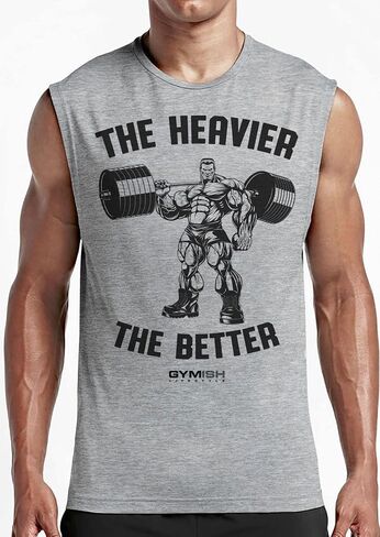 قمصان التمرين للرجال، تي شيرت الرفع المضحك من The Heavier The Better Gym in Kuwait