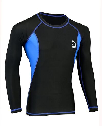 Deckra Mens Compression Baselayer Skin Tight Armour Cool Dry Running Cycling Top in Saudi Arabia
