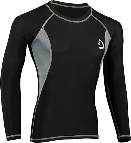 Deckra Mens Compression Baselayer Skin Tight Armour Cool Dry Running Cycling Top in Saudi Arabia