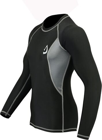 Deckra Mens Compression Baselayer Skin Tight Armour Cool Dry Running Cycling Top in Saudi Arabia