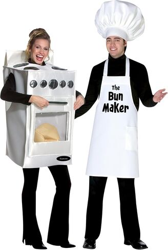 Rasta Imposta When You are Expecting. Bun Maker & Bun in The Oven Costume Set White in Saudi Arabia