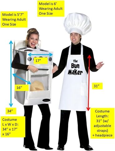 Rasta Imposta When You are Expecting. Bun Maker & Bun in The Oven Costume Set White in Saudi Arabia