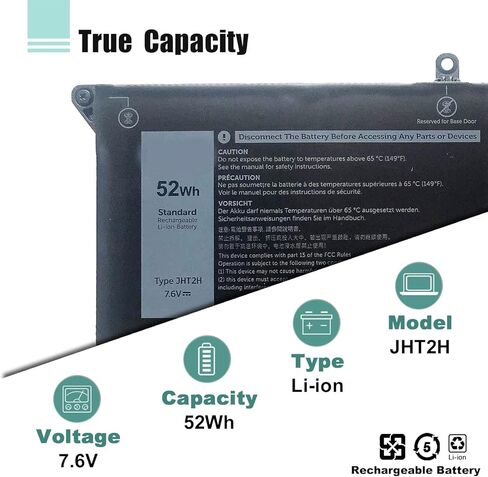 PKWVM Laptop Battery Replacement for Dell Precision 7550 7560 7750 7760 Mobile Workstation in Saudi Arabia