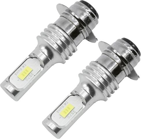 Caltric LED Headlight Bulb Compatible with Yamaha Grizzly 125 YFN125G 2004-2013 / Grizzly 350 YFM350 2007-2014 / Banshee 350 YFZ350 1996-2006 in Saudi Arabia