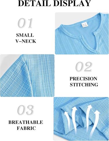 Men's V Neck T Shirts Short Sleeve Summer Casual Stylish Fitted Stretch Tees for Men in Saudi Arabia