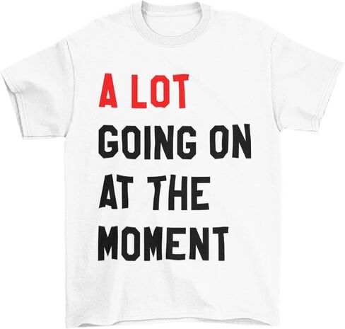 تي شيرت Expression Tees A Lot Going On The Moment New ERAS للرجال، رقبة مستديرة من القطن الناعم، مقاس غير رسمي، تي شيرت برسومات عصرية in Kuwait