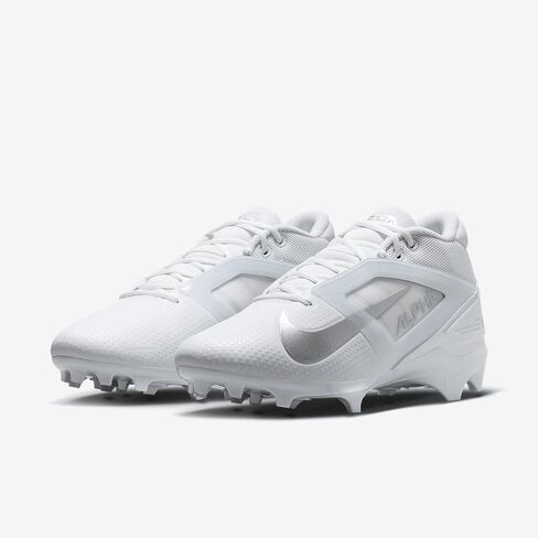 Nike Alpha Menace 4 Pro NRG Football Cleats (FQ3984-600, Picante Red/Bright Mandarin/Dragon Red/Black) Size 13 in Saudi Arabia