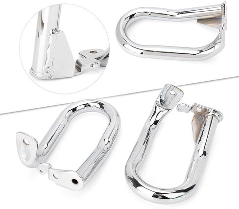 Cnthan7 واقي المحرك الخلفي للدراجة النارية على الطريق السريع لحماية قضيب التصادم لهوندا جولدوينج GL1800 2001-2014، فضي in Kuwait