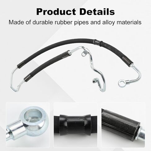 Power Steering Pressure Hose Compatible with Mercedes-Benz E320 3.2L V6 2003 2004 2005, Replacement for 2114660481 in Saudi Arabia