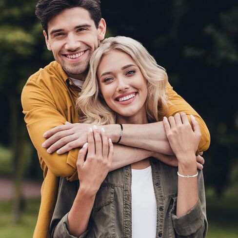 Couple Gifts Bracelets Matching Bracelets Adjustable Rope Bracelets for Couples Christmas Anniversary Valentines Gifts for Him HerBoyfriend Girlfriend Lovers Husband Wife in Kuwait