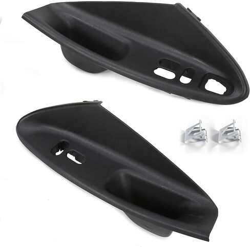 ECOTRIC Interior Inside Door Panel Pull Handle Compatible with 1994-2004 Ford Mustang 2-Door Coupe Hard Top Cover Replacement for F7ZZ-14527-BA, F7ZZ14527BA, F7ZZ-14528-BA, F7ZZ14528BA Pair in Saudi Arabia