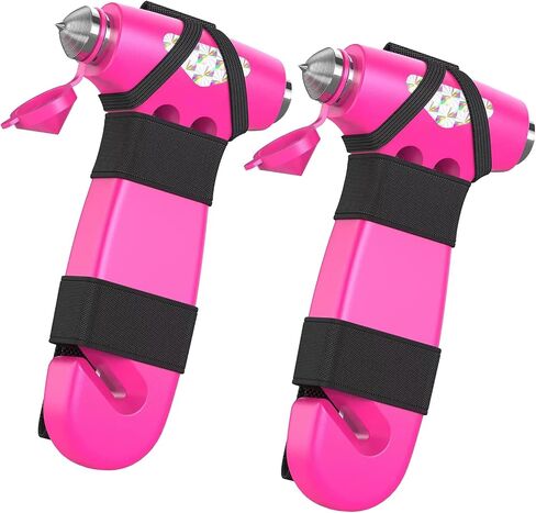 Car Safety Hammer, 3-in-1 Emergency Escape Tool with Window Breaker and Seat Belt Cutter, Safety Emergency Car Escape Tool for Car, Office, Home, Blue in Saudi Arabia