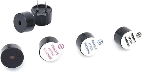 10Pcs/Lot 3V 3.3V 5V 12V Active Buzzer Magnetic Long Continous Beep Tone Alarm Ringer 12 * 9.5 mm MINI Active Piezo Buzzers 2PIN(5V) in Saudi Arabia