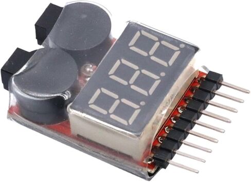 1-8S يبو/ليثيوم أيون/Fe بطارية الجهد 2IN1 تستر إنذار الجهد المنخفض الجرس in Saudi Arabia