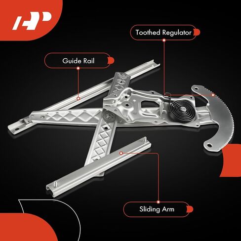 منظم نوافذ الطاقة الكهربائية من جانب السائق الأمامي الأيسر A-Premium بدون محرك متوافق مع Ford F-150 F150 1999-2003، F-150 Heritage 2004، F-250 F250 1999 in Saudi Arabia