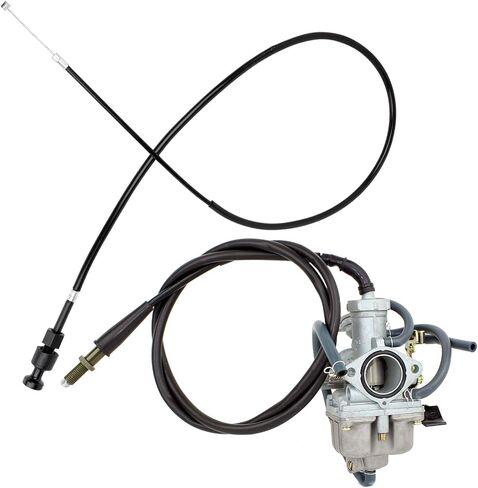 Caltric Carburetor with Choke Cable Compatible with Honda TRX250 TRX250TE TRX250TM Recon 250 1997-2005 in Saudi Arabia