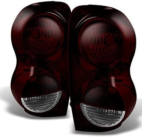AKKON - For Dodge Durango Rear Dark Red Tail Lights Driver Left + Passenger Right Side Replacement Pair Set in Kuwait