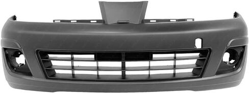 Apply to Premium Primered Front Bumper Cover for 2007-2012 Nissan Versa with Tow Hook - NI1000245 Compatible Replacement Part in Saudi Arabia