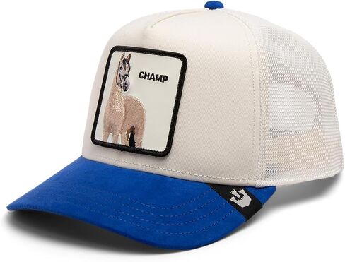 Goorin The Suede Horse Trucker Hat, Blue, Adult One Size, Unisex in Saudi Arabia