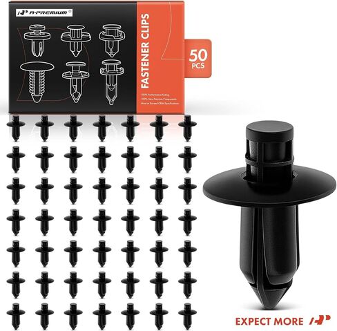 A-Premium 20 PCS Nylon Front & Rear Bumper Car Retainer Fastener Push Pin Clips Compatible with Subaru Outback Forester Impreza Crosstrek Legacy Ascent BRZ BRZ WRX STI XV Crosstrek WRX - for 7mm in Saudi Arabia