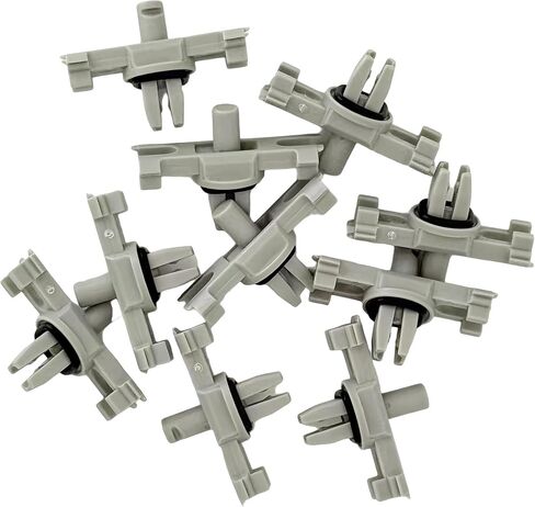 10pcs Roof Ledge Rain Gutter Moulding Trim Fastener Clip OE 51138204858 Compatible with BMW 3 Series E46 318i/325i/330i/M3 Coupe/Sedan/Touring 1998-2006 KK in Saudi Arabia