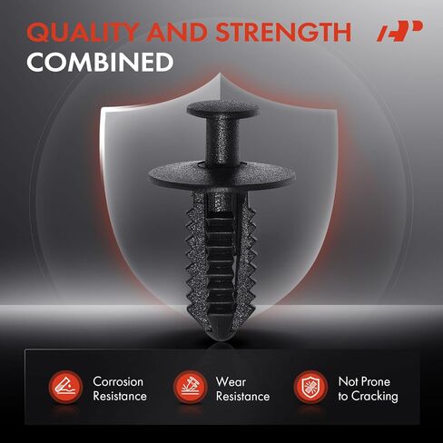 A-Premium 30PCS Plastic Fender Liner Rivet Push Type Clip Retainer Compatible with Mercedes-Benz C230, C240, C250, C280, C300, C32 AMG, C320, C350, C350e, C400, C43 AMG - for 7mm Hole in Saudi Arabia