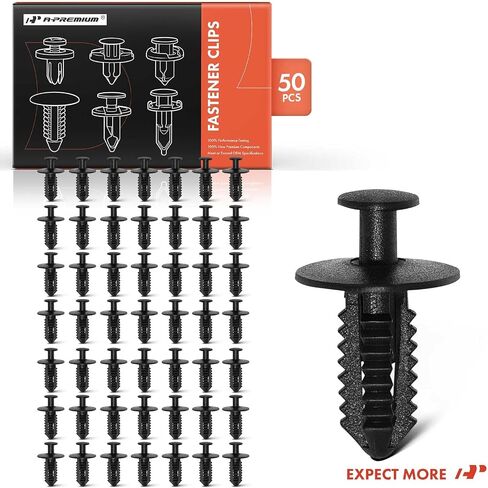 A-Premium 30PCS Plastic Fender Liner Rivet Push Type Clip Retainer Compatible with Mercedes-Benz C230, C240, C250, C280, C300, C32 AMG, C320, C350, C350e, C400, C43 AMG - for 7mm Hole in Saudi Arabia