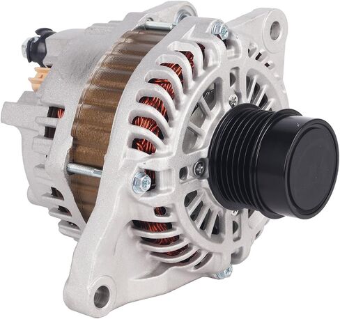 مولد Autoround 04801323AB متوافق مع Jeep Compass/Patriot 2007-2017، Chrysler 200 11-13/ Sebring 07-10، Dodge Avenger 08-13/ Caliber 07-12، 2.4L 2.0L 1.8L، 115A 12V CW 6-Groove Pulley in Saudi Arabia