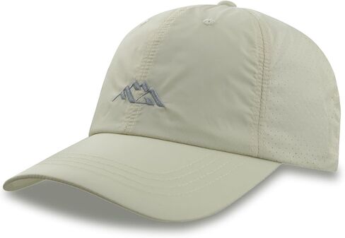 Hiking Cap, Quick Dry Run Hat Cooling Breathable Baseball Cap, Adjustable Traveling Hat with Mountain Peak Logo in Saudi Arabia