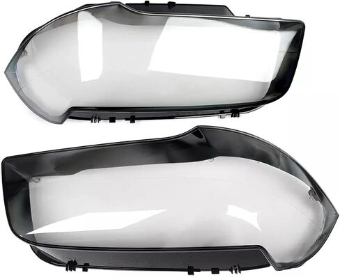 Compatible for BMW X3 E83 2004-2011 Headlight Cover Transparent Lampshade Lamps Headlamp Shell Plexiglass Replace Original Lens(Left) in Kuwait