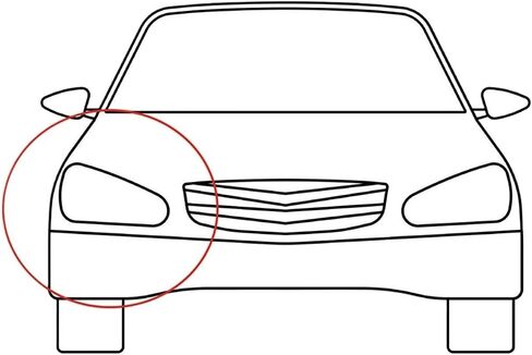 Compatible For Buick Regal/Opel/Insignia 2014 2015 2016 Car Headlight Lens Glass Lampcover Cover Transparent Lampshade Plastic Lens Cover(Right) in Saudi Arabia
