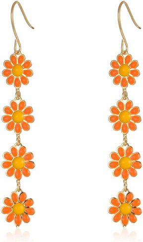 Flower Earrings for Women - Sunflower & Daisy Designs for Summer Holidays in Saudi Arabia