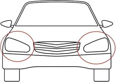 Compatible For Buick Regal/Opel/Insignia 2014 2015 2016 Car Headlight Lens Glass Lampcover Cover Transparent Lampshade Plastic Lens Cover(Right) in Saudi Arabia