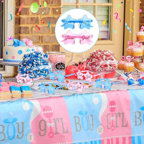 Pibupibu 12 Pcs Gender Reveal Glasses Blue Pink Sunglasses Bulk Team Girl or Boy for Gender Reveal Decor Glasses Party Favors in Saudi Arabia